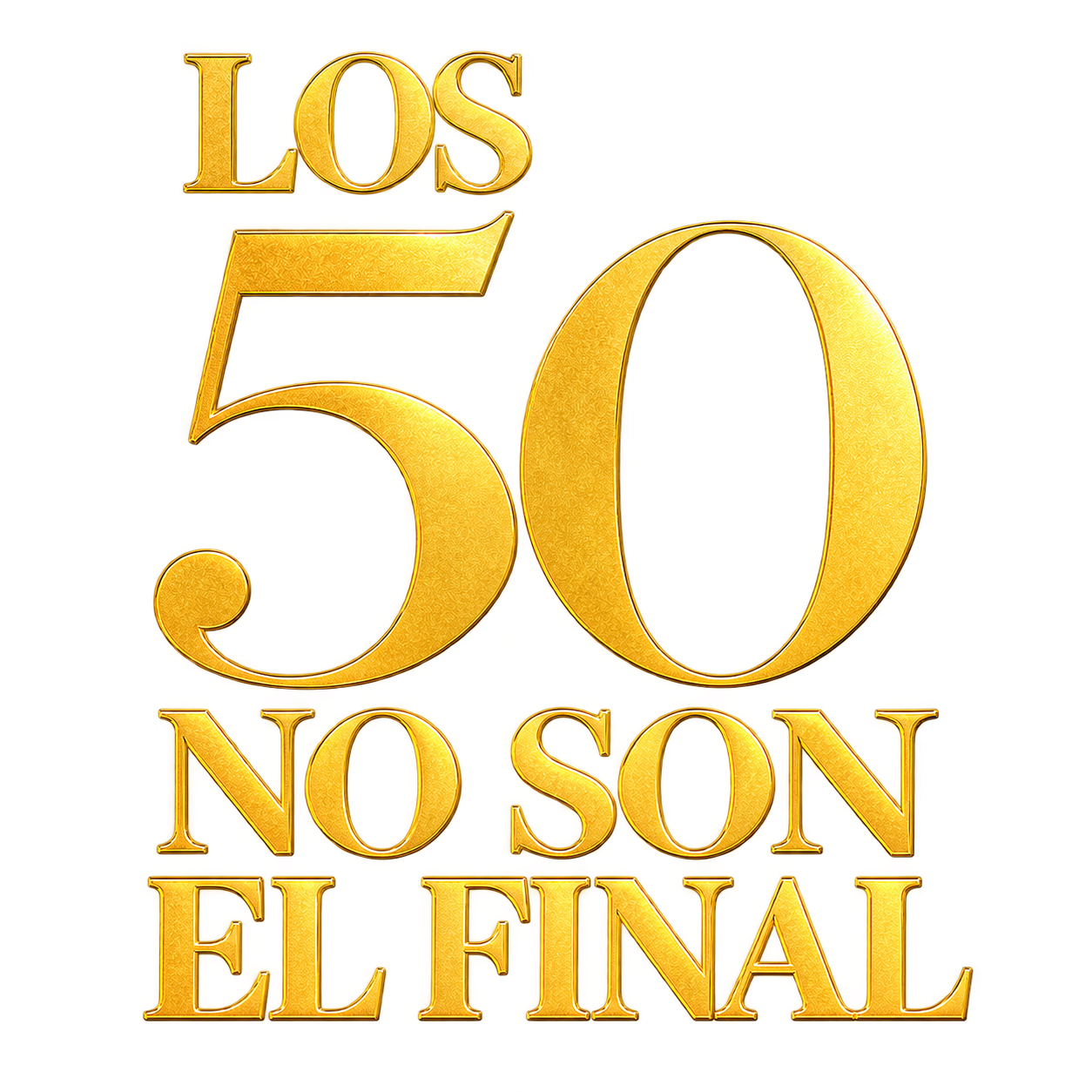 Logo oficial de Los 50 No Son el Final